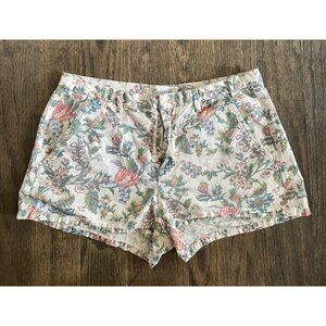 Madewell Floral Cotton Shorts Size 4